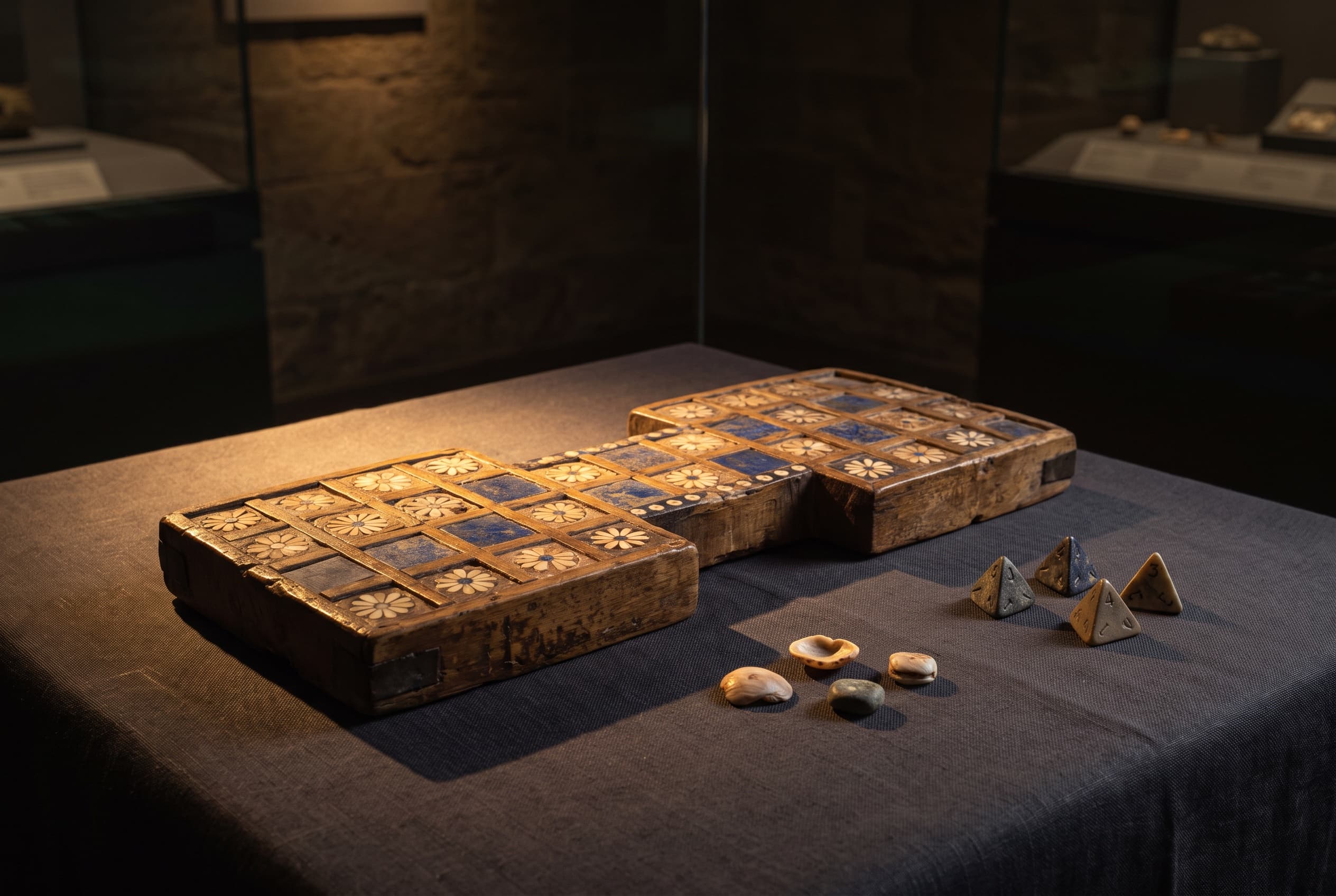 Mesopotamia, c. 3000 BC — the oldest board game ever found