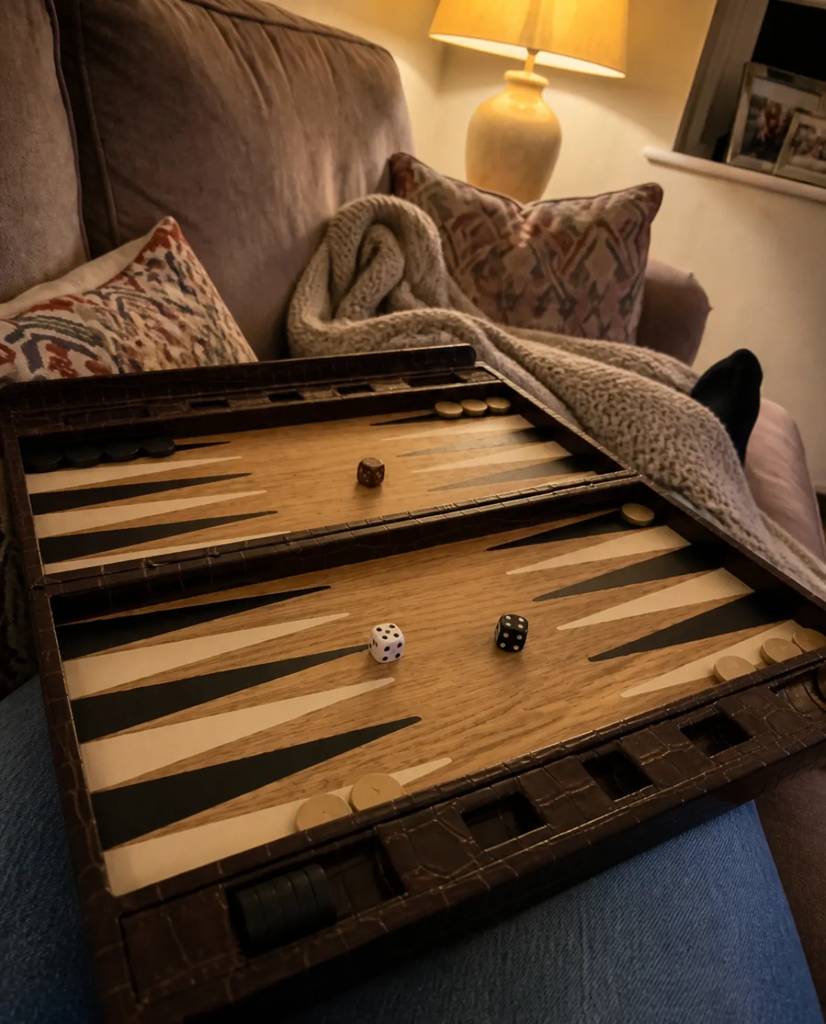A Den Board being played at home